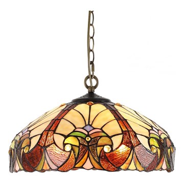 Prezent 1700 - Luster na lancu TIFFANY XX 2xE27/60W/230V