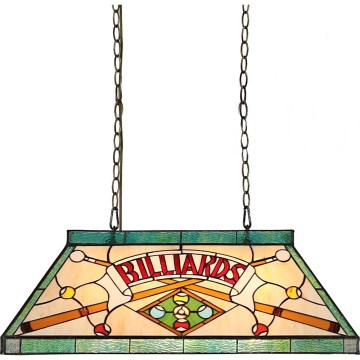 Prezent 1715 - viseći luster TIFFANY BILLIARD 3xE27/60W/230V