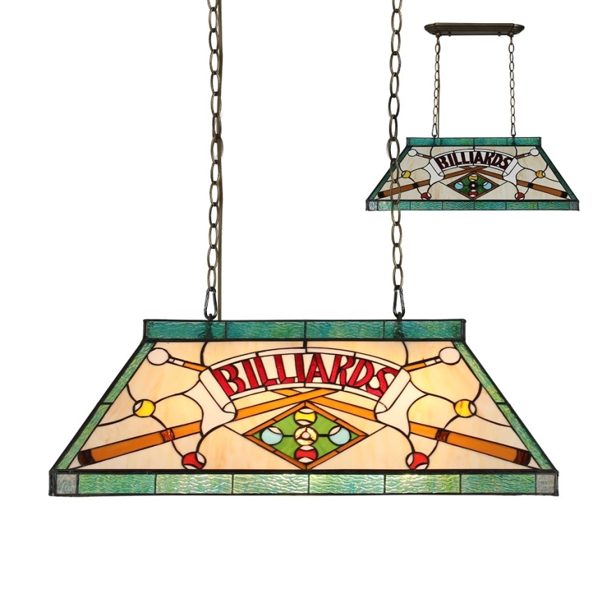 Prezent 1715 - viseći luster TIFFANY BILLIARD 3xE27/60W/230V