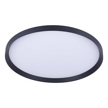 Prezent 17311 - LED stropna svjetiljka ADRA LED/42W/230V + LED/13W 3000/4000/6000K, promjer 48,5 cm, crna