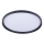 Prezent 17311 - LED stropna svjetiljka ADRA LED/42W/230V + LED/13W 3000/4000/6000K, promjer 48,5 cm, crna