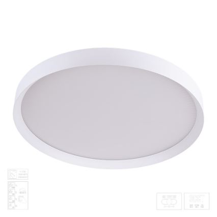 Prezent 17316 - LED prigušivo stropno svjetlo MAYSA LED/72W/230V 3000/4000/6000K prom. 77 cm bijela