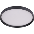 Prezent 17317 - LED prigušivo stropno svjetlo MAYSA LED/72W/230V 3000/4000/6000K Ø 77 cm crna