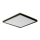 Prezent 27311 - LED Stropna svjetiljka za kupaonicu CORDIA SQ LED/12W/230V 3000/6000K IP54 crna