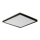 Prezent 27315 - LED Stropna svjetiljka za kupaonicu CORDIA SQ LED/24W/230V 3000/6000K IP54 crna