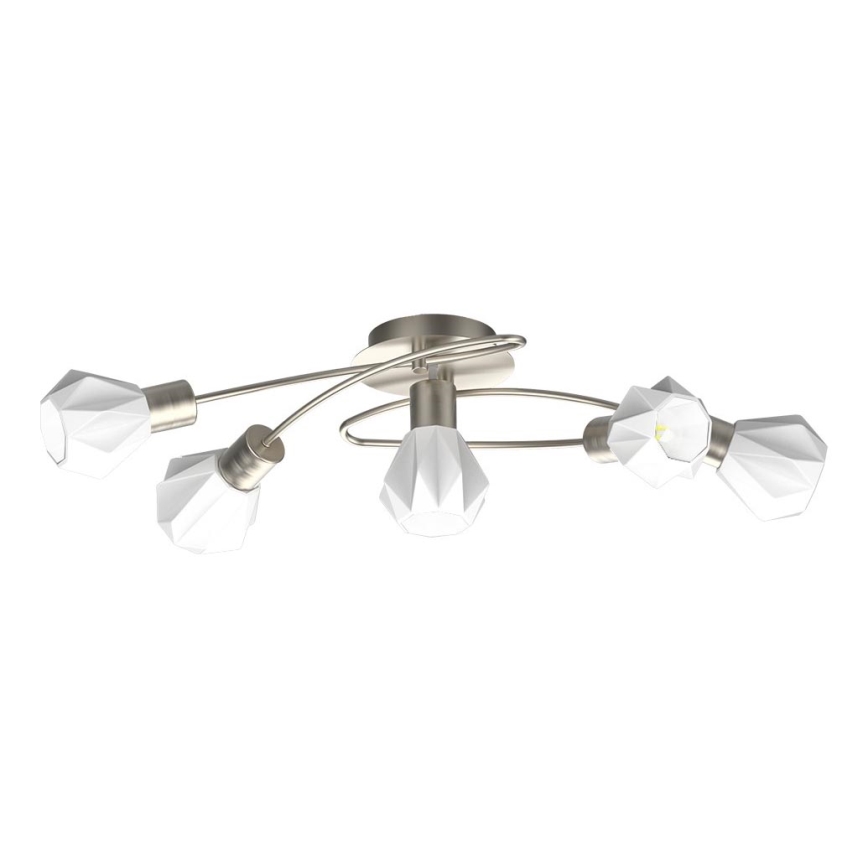 Prezent 27512 - Nadgradni luster METIS 5xE14/40W/230V mat krom
