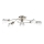 Prezent 27512 - Nadgradni luster METIS 5xE14/40W/230V mat krom