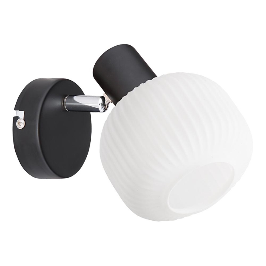 Prezent 27519 - Zidna reflektorska svjetiljka ARYA 1xE14/40W/230V crna/bijela