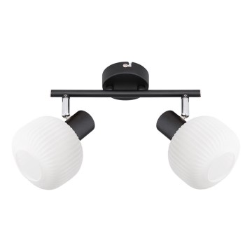 Prezent 27520 - Ugradna svjetiljka ARYA 2xE14/40W/230V crna/bijela