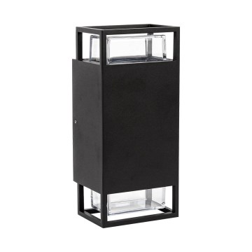 Prezent 28211A - Vanjska zidna svjetiljka EVENTO 2xGU10/35W/230V IP54 crna
