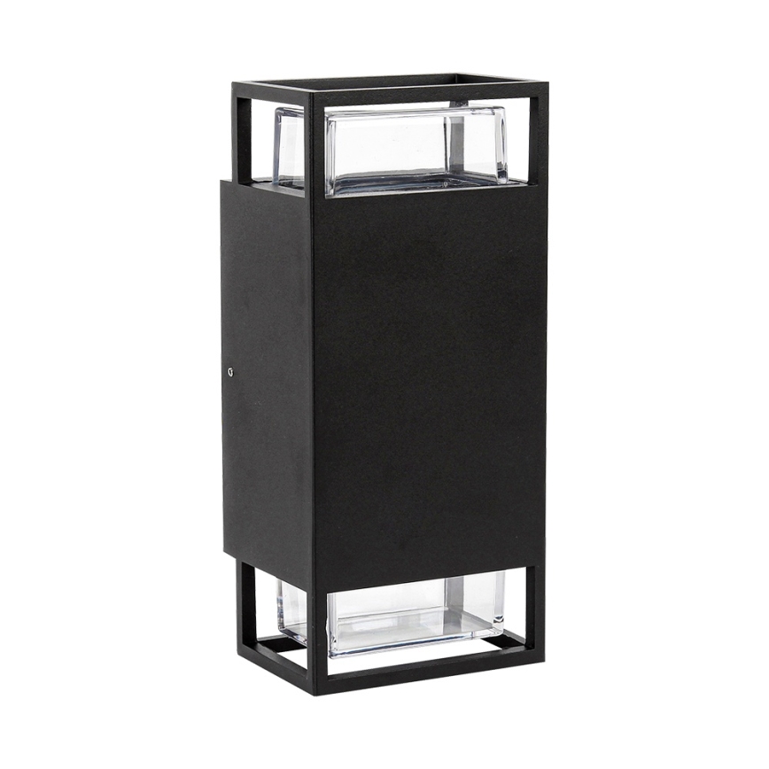 Prezent 28211A - Vanjska zidna svjetiljka EVENTO 2xGU10/35W/230V IP54 crna
