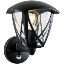 Prezent 39041 - Vanjska zidna svjetiljka sa senzorom SPLIT 1xE27/40W/230V