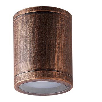 Prezent 48333 - Vanjsko reflektorsko svjetlo MOPTI 1xE27/12W/230V brončana IP54