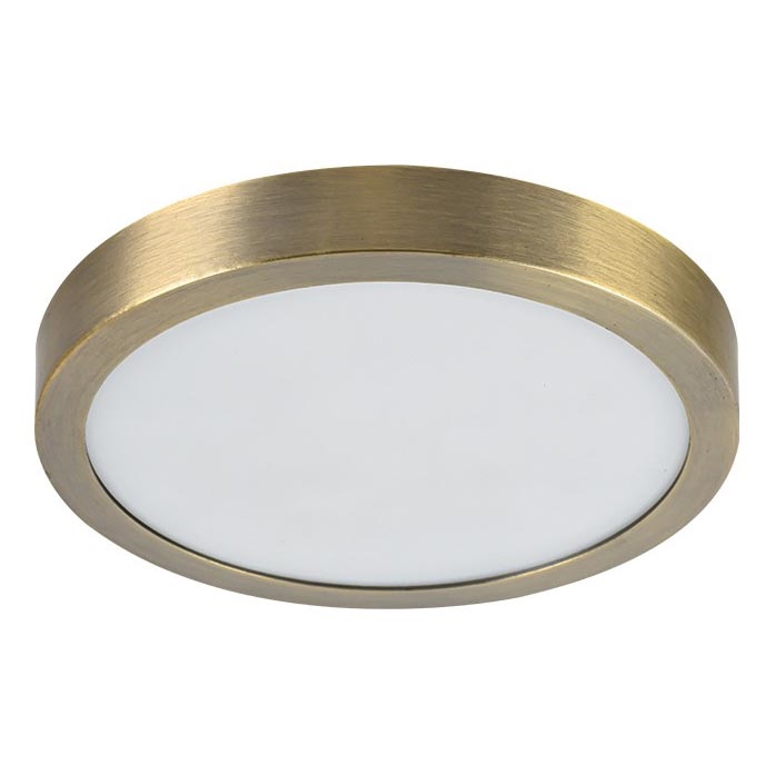 Prezent 49058 - LED Stropna svjetiljka LENYS LED/9W/230V 4000K pr. 12 cm mesing
