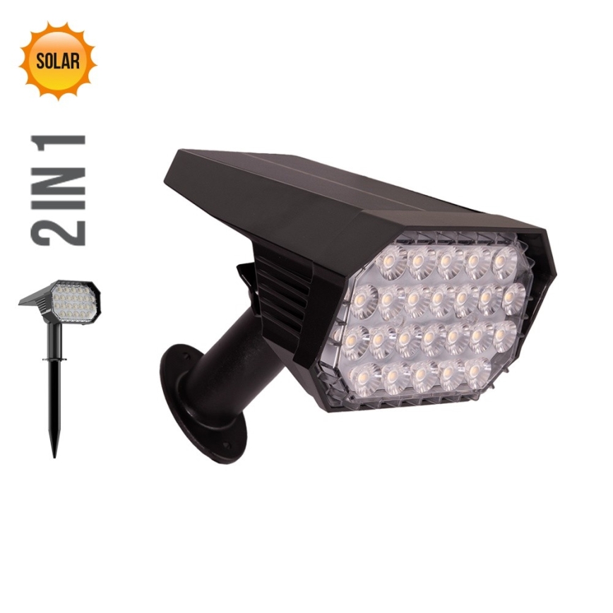 Prezent 65285 - LED Solarna svjetiljka 2u1 FOLD LED/4,8W/3,7V IP65 1200 mAh