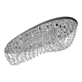 Prezent 69046 - ELIPTHON Stropna ugradbena svjetiljka 8xG9/33W/230V