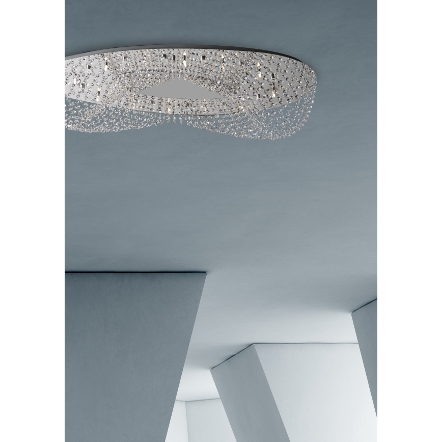 Prezent 69048 - ELIPTHON Stropna ugradbena svjetiljka 12xG9/33W/230V
