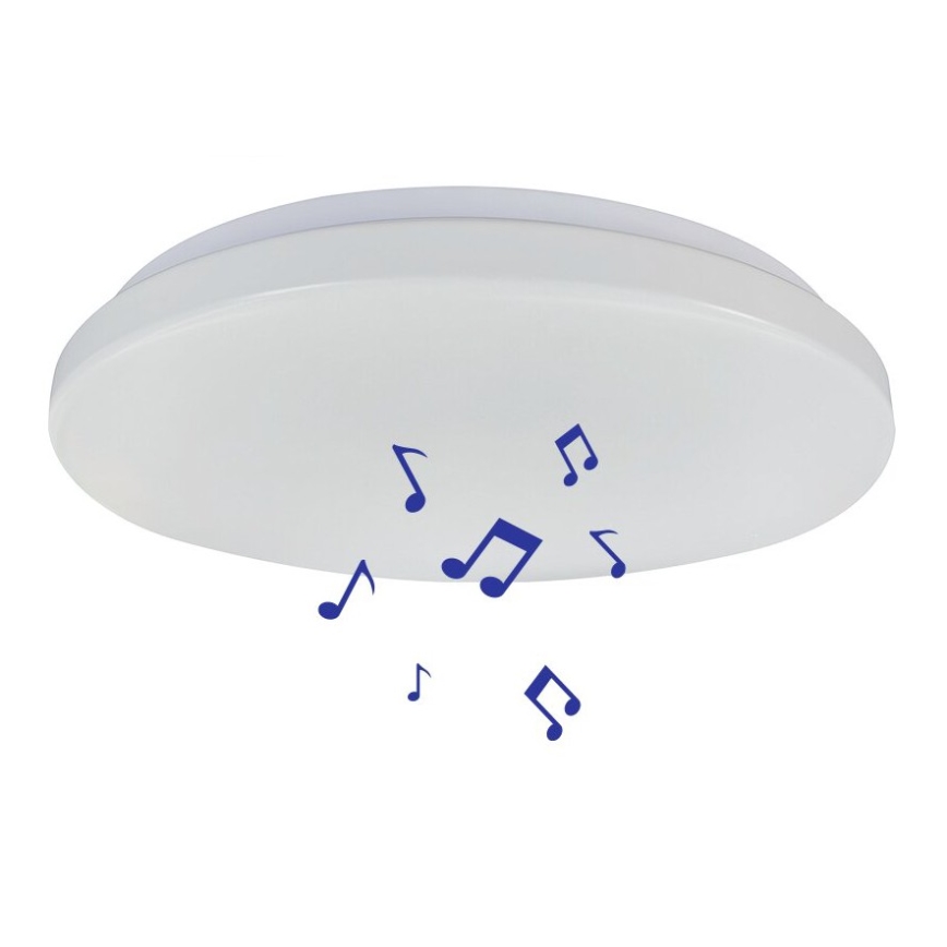 Prezent 70013 - LED RGB Prigušiva stropna svjetiljka sa zvučnikom BLISS LED/50W/230V 3000-6500K + daljinski upravljač