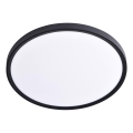 Prezent 70325 - LED stropna svjetiljka s prigušivanjem TRIMO LED/18W/230V 3000-6000K promjer 23 cm crna