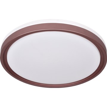 Prezent 71344 - LED prigušivo stropno svjetlo FLOREN LED/30W/230V 3000/4000/6500K Ø 41,5 cm smeđe