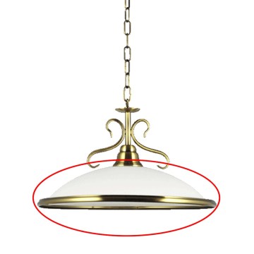 Prezent 75351 - Zamjensko staklo za luster VIOLA E27