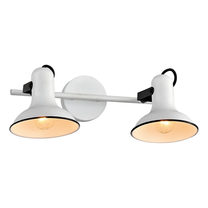 Prezent 75474 - Zidna reflektorska svjetiljka ANDORA 2xE14/40W/230V bijela