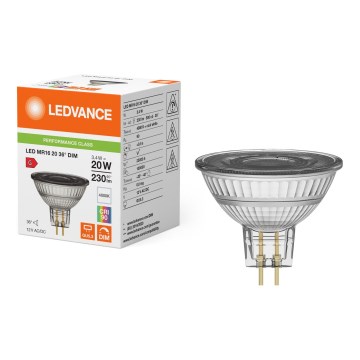 Prigušiva LED reflektorska žarulja MR16 GU5,3/3,4W/12V 4000K 36° CRI 90 - Ledvance