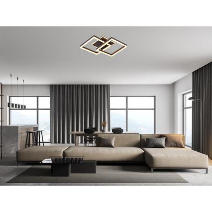 Prigušiva LED stropna svjetiljka LED/80W/230V 3000-6500K + daljinski upravljač