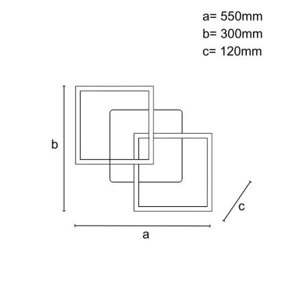 Prigušiva LED stropna svjetiljka LED/80W/230V 3000-6500K + daljinski upravljač