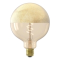 Prigušiva LED žarulja s vrhom FILAMENT G125 E27/4W/230V 1800K zlatna CRI 90