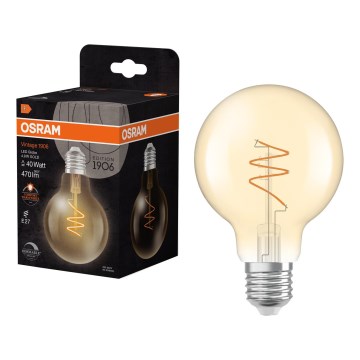 Prigušiva LED žarulja VINTAGE FILAMENT E27/4,9W/230V 2200K CRI 90 - Osram