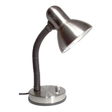 Prigušiva stolna lampa KADET – S 1xE27/40W mat krom