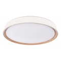 Prigušiva stropna LED svjetiljka ILVI LED/45W/230V 2700-6500K Ø 50 cm bijela/bež + daljinski upravljač