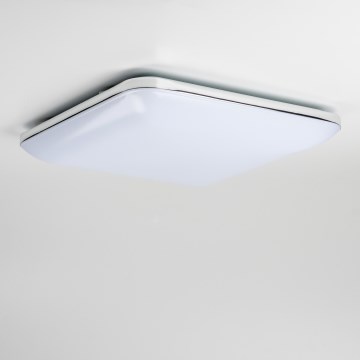 Prigušiva stropna LED svjetiljka LED/42W/230V 3000-6500K 49x49 cm bijela + daljinski upravljač