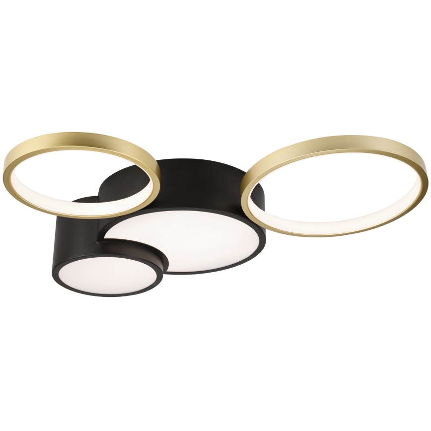 Prigušiva stropna svjetiljka ALIZEE LED/30W/230V 3000-6500K crna/zlatna