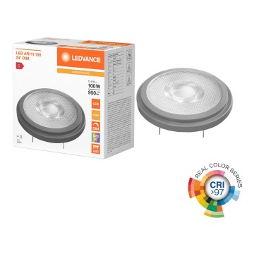 Prigušivačka LED žarulja AR111 G53/13,5W/12V 2700K 24° CRI 97 - Ledvance
