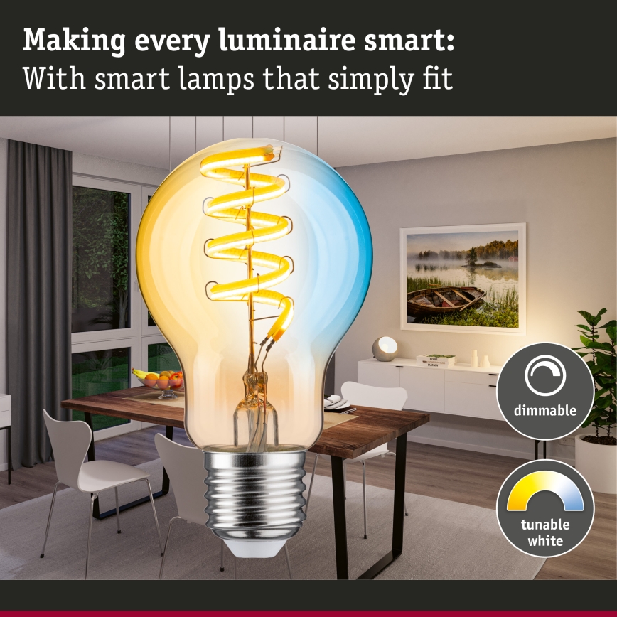 Prigušivačka LED žarulja FILAMENT E27/7,5W/230V 2200-5500K - Paulmann 29155