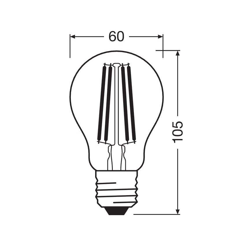 Prigušivačka LED žarulja SUPERSTAR VINTAGE E27/11W/230V 4000K - Osram