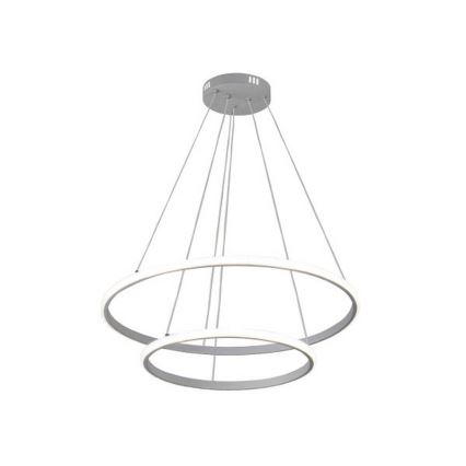 LED prigušivi luster na sajli LED/55W/230V 3000-6500K Ø 60 cm + daljinski upravljač