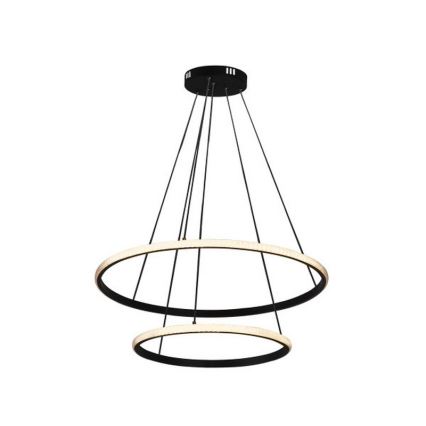 LED luster na sajli s mogućnošću prigušivanja LED/55W/230V 3000–6500K, promjer 60 cm, s daljinskim upravljačem