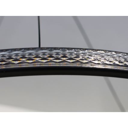 LED luster na sajli s mogućnošću prigušivanja LED/55W/230V 3000–6500K, promjer 60 cm, s daljinskim upravljačem