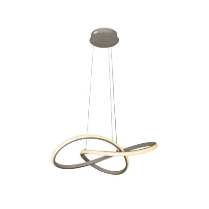 LED luster na sajli s prigušivanjem LED/65W/230V 3000-6500K Ø 49 cm + daljinski upravljač