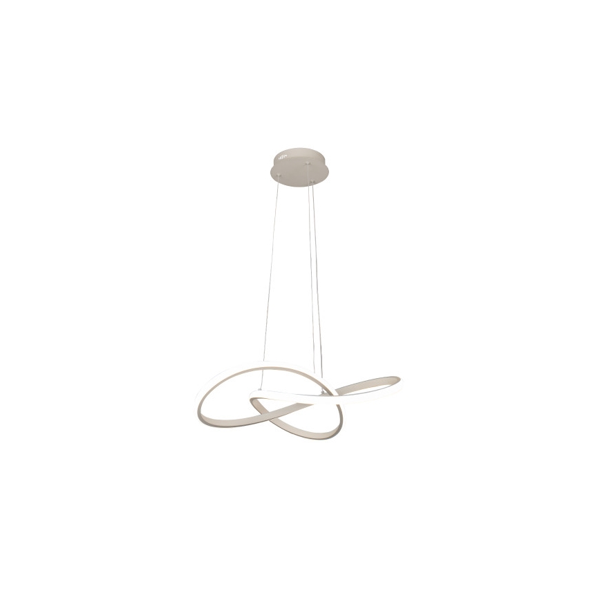 LED luster na sajli s prigušivanjem LED/65W/230V 3000-6500K Ø 49 cm + daljinski upravljač