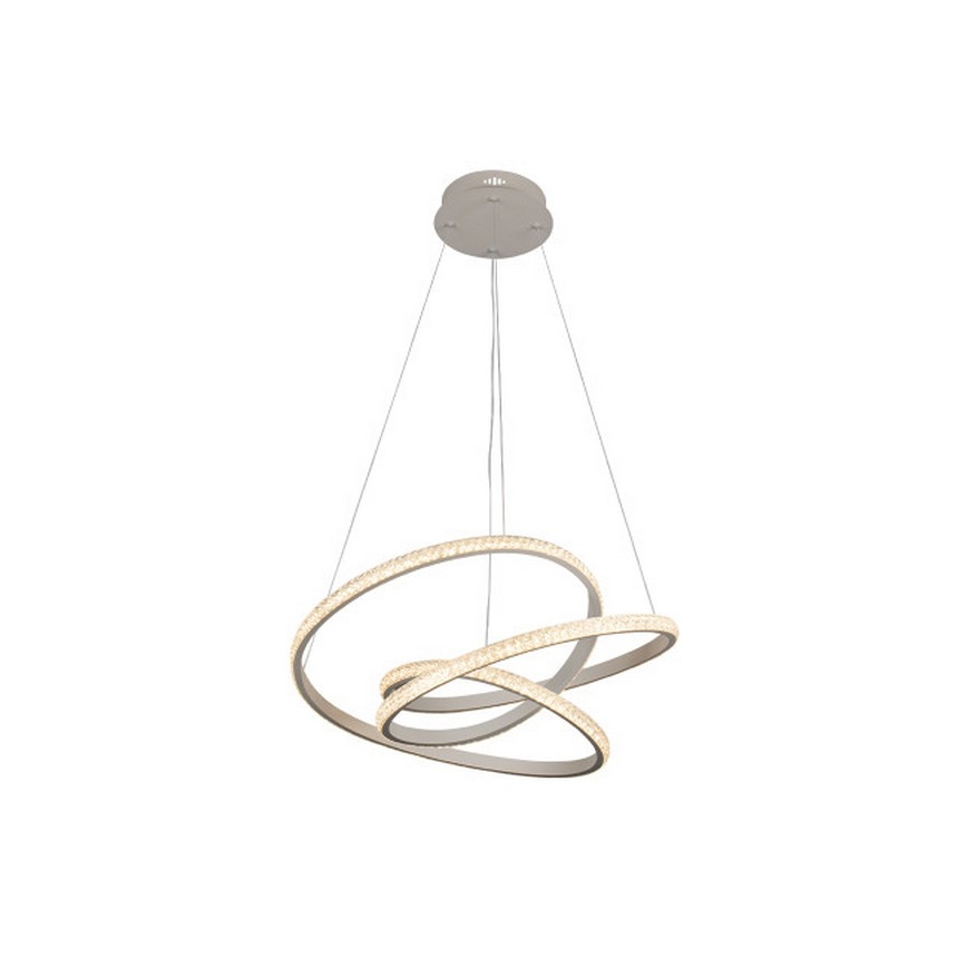 LED prigušivi luster na sajli LED/90W/230V 3000-6500K Ø 47 cm + daljinski upravljač