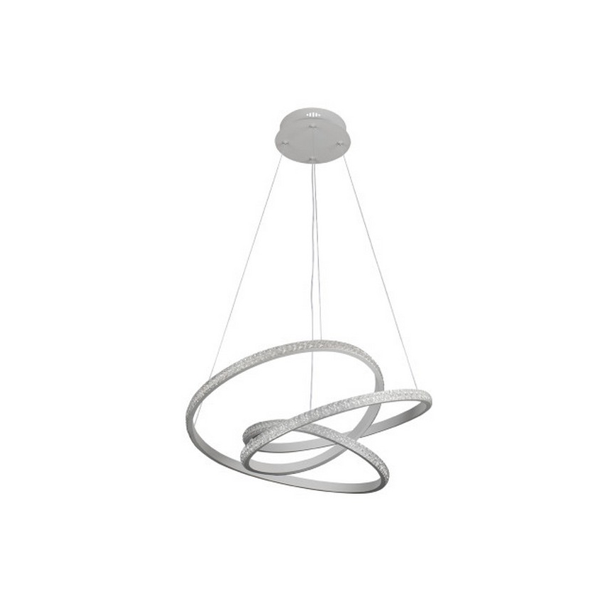 LED prigušivi luster na sajli LED/90W/230V 3000-6500K Ø 47 cm + daljinski upravljač