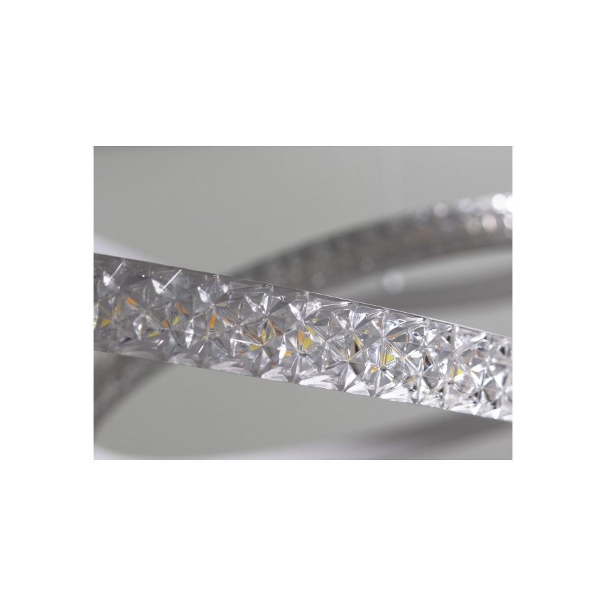 LED prigušivi luster na sajli LED/90W/230V 3000-6500K Ø 47 cm + daljinski upravljač