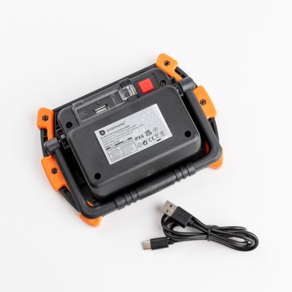 Prigušivi punjivi LED reflektor LED/10W/5V USB 6500K IP44