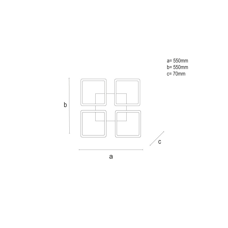 Prigušivo LED stropno svjetlo 95W/230V 3000-6500K + daljinski upravljač
