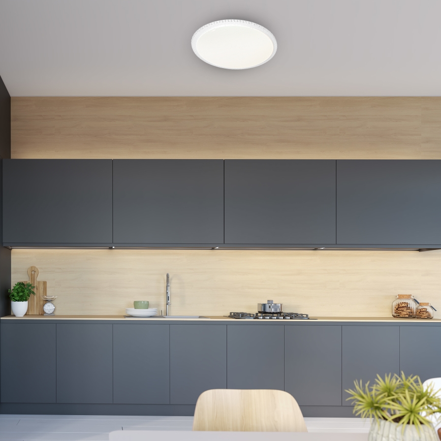 Prigušivo LED stropno svjetlo CRUZ s daljinskim upravljačem LED/66W/230V 3300lm