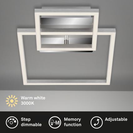 Prigušivo LED stropno svjetlo LED/12W/230V 3000K matni krom